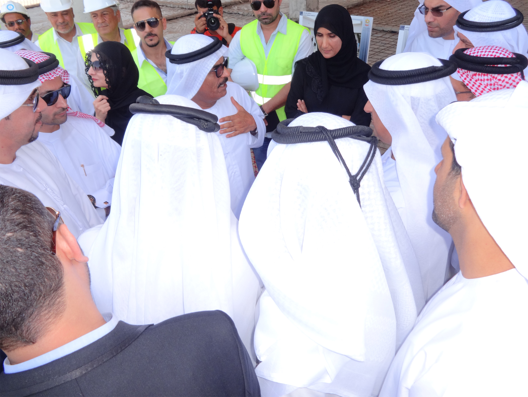 The Visit of H.E Dr. Abdullah Belhaif AlNuaimi, Minister of Public Works to shaam General Hospital Project at RAK